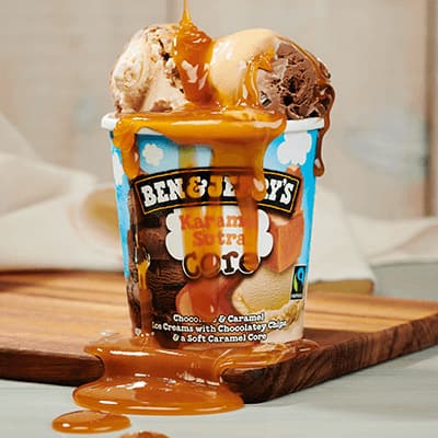 A pint of Karamel Sutra Ice Cream
