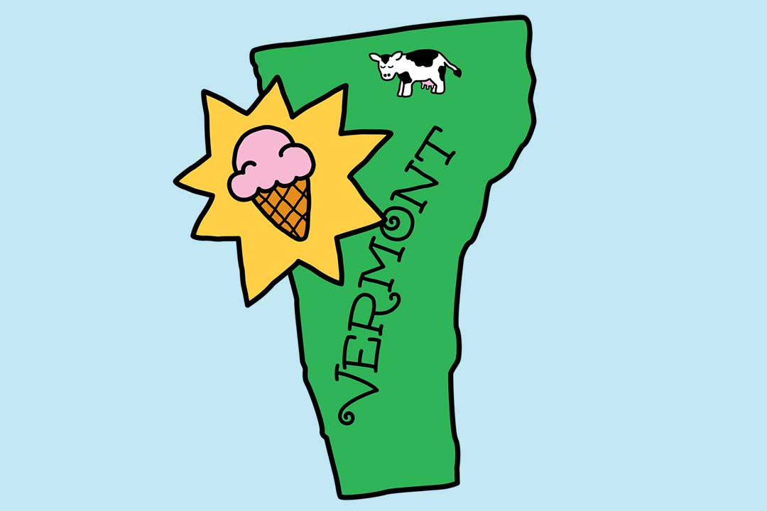 1981 Θέλουμε περισσότερο! Πολιτεία του Vermont με αστέρι.